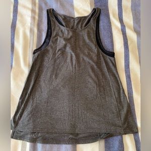 Grey Alo Tank with Black Mess detailing